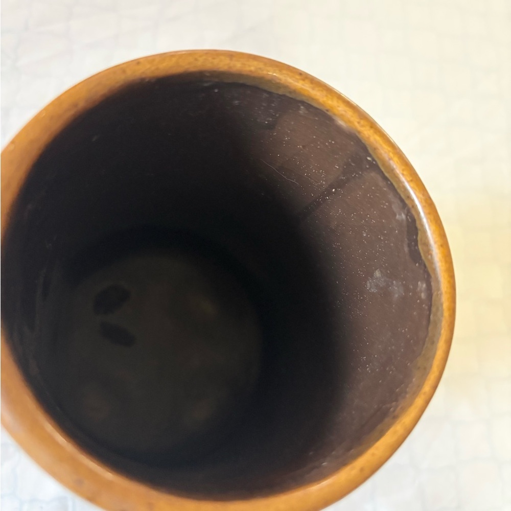 Vintage Israeli mid-century modern studio pottery vase - Picture 5 of 7
